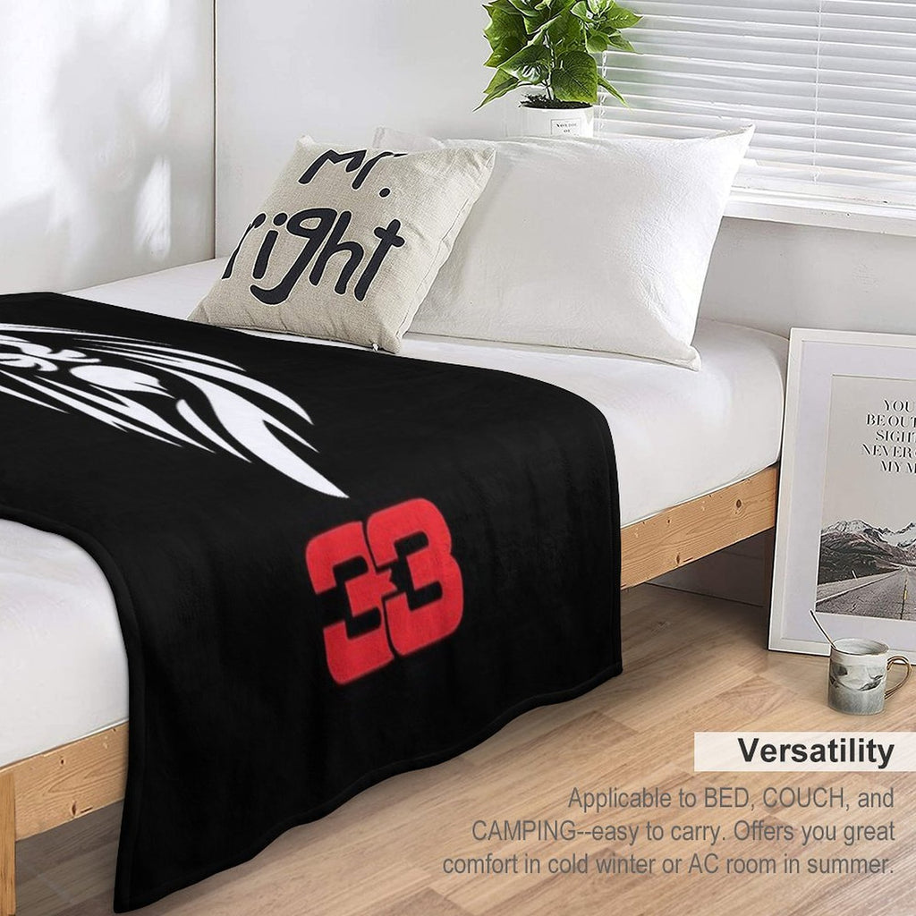 F Max Verstappen Durable Throw Blanket