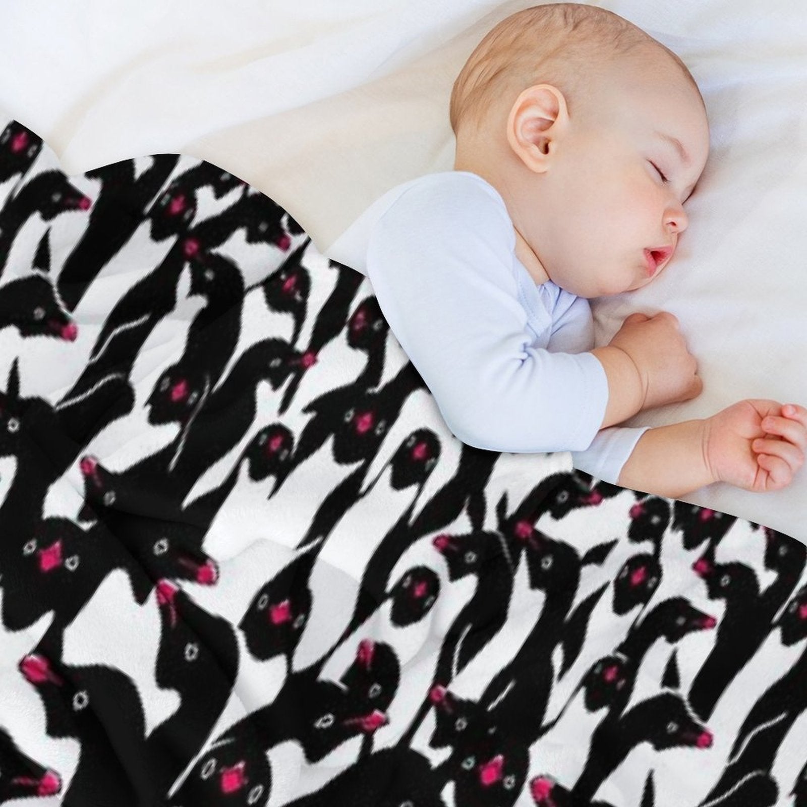 Meanwhile Penguins II Travel-friendly Throw Blanket