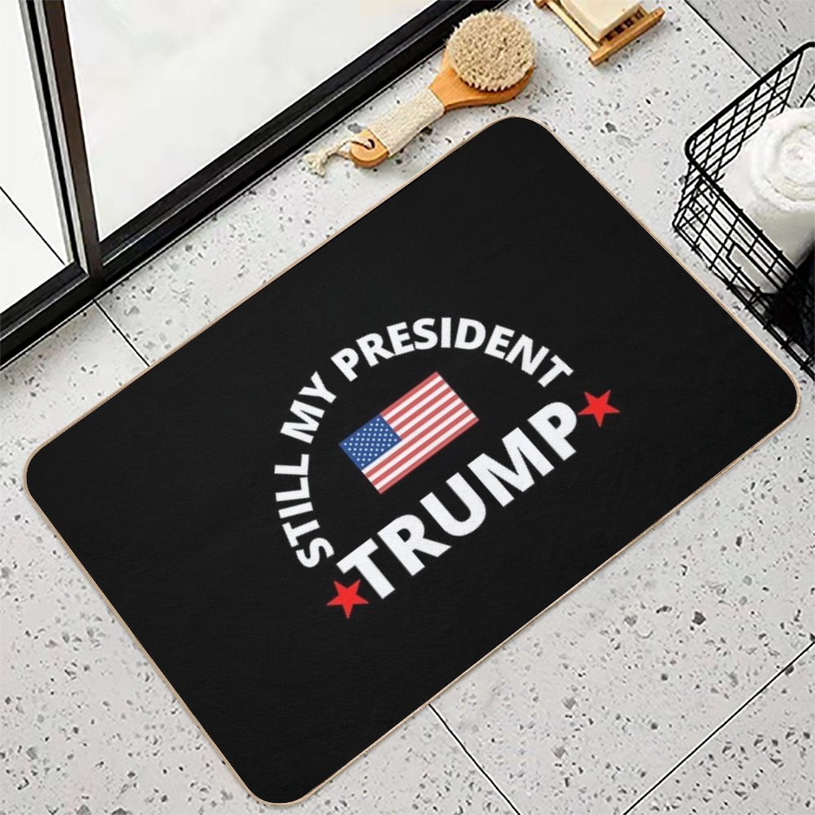 Trump  45  46 Still My  President Durable Bath Mat
