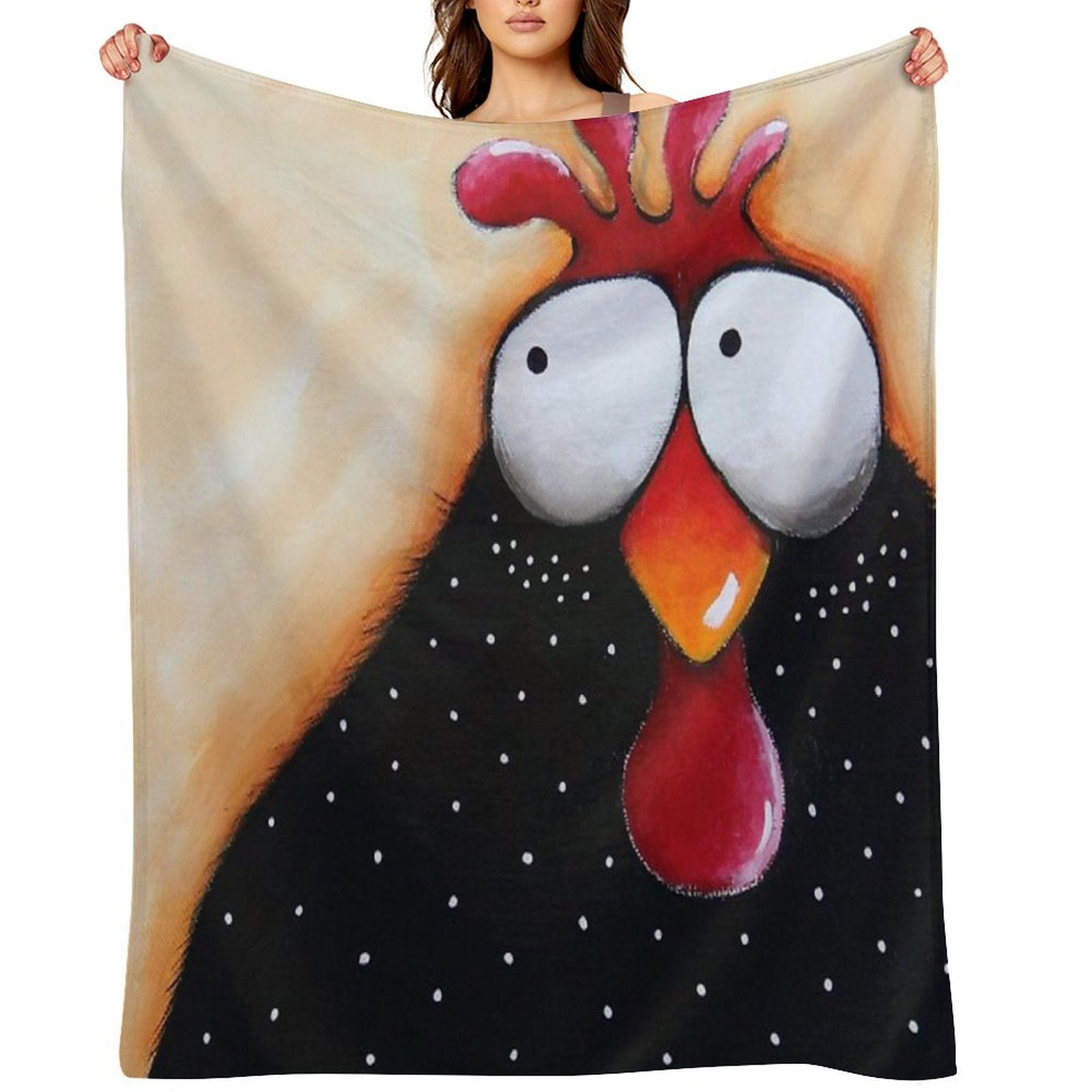 Chicken Soup Quick-dry Throw Blanket