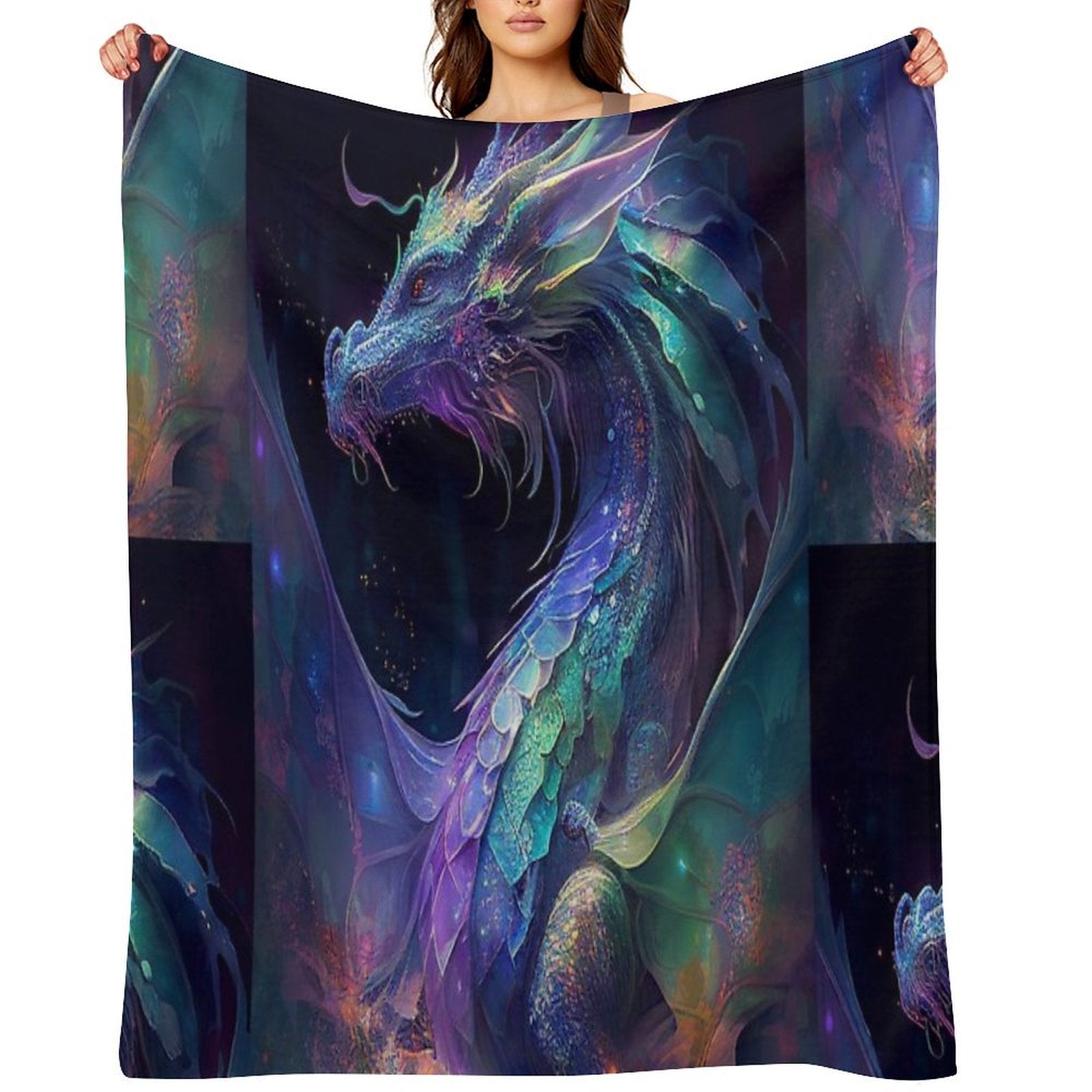 Celestial Dragon Premium Throw Blanket