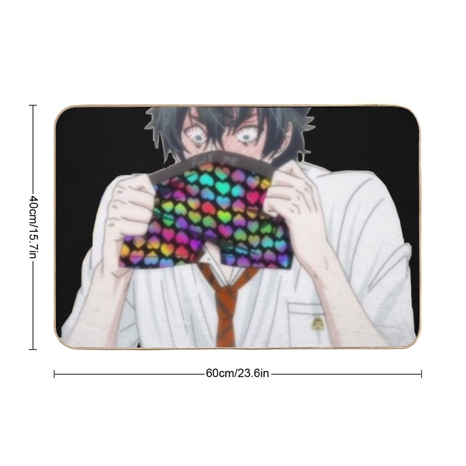 Funny Yarichin B Club  Toxin-Free Bath Mat