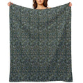 Blue Pattern 7 Versatility Throw Blanket
