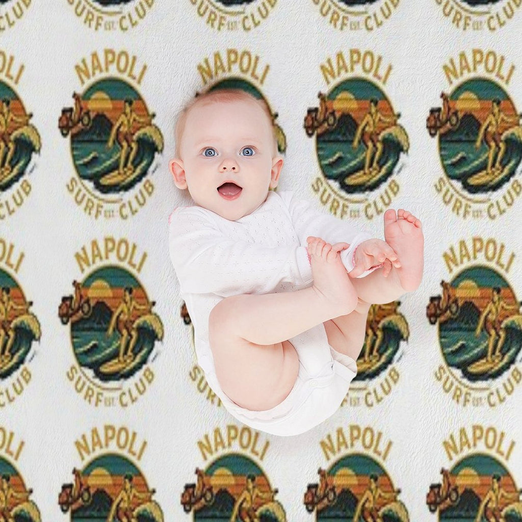 NAPOLI SURF CLUB All-season Throw Blanket