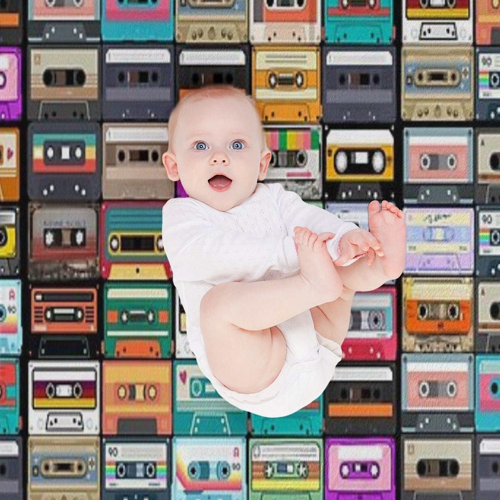 Cassette Tape Velvety-soft Throw Blanket