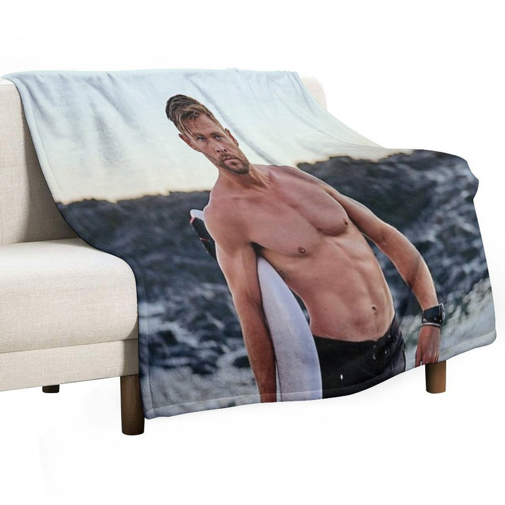 Chris Hemsworth Compact Throw Blanket