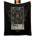 Cosmic Black Versatility Throw Blanket