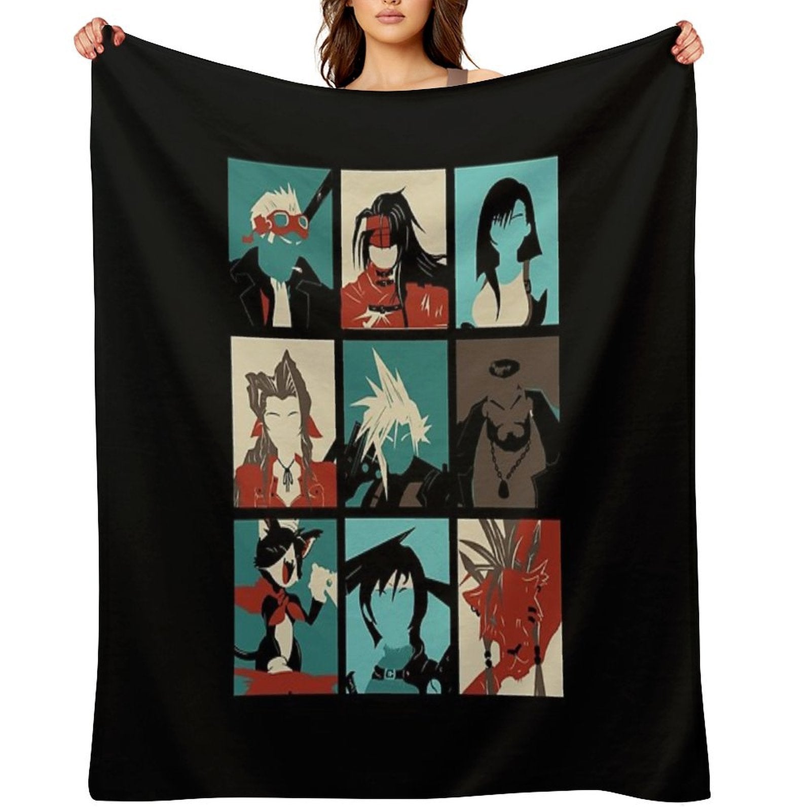 Fantasy Final Seven All-season Throw Blanket