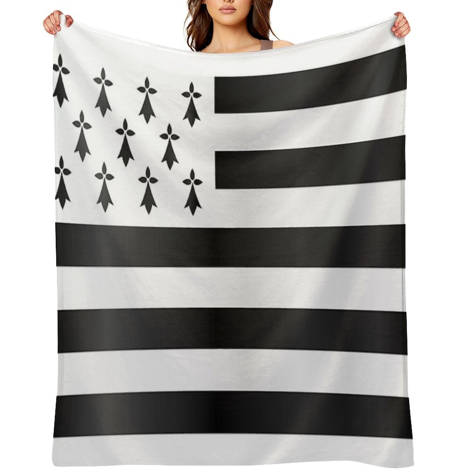 Drapeau Breton Lightweight Throw Blanket