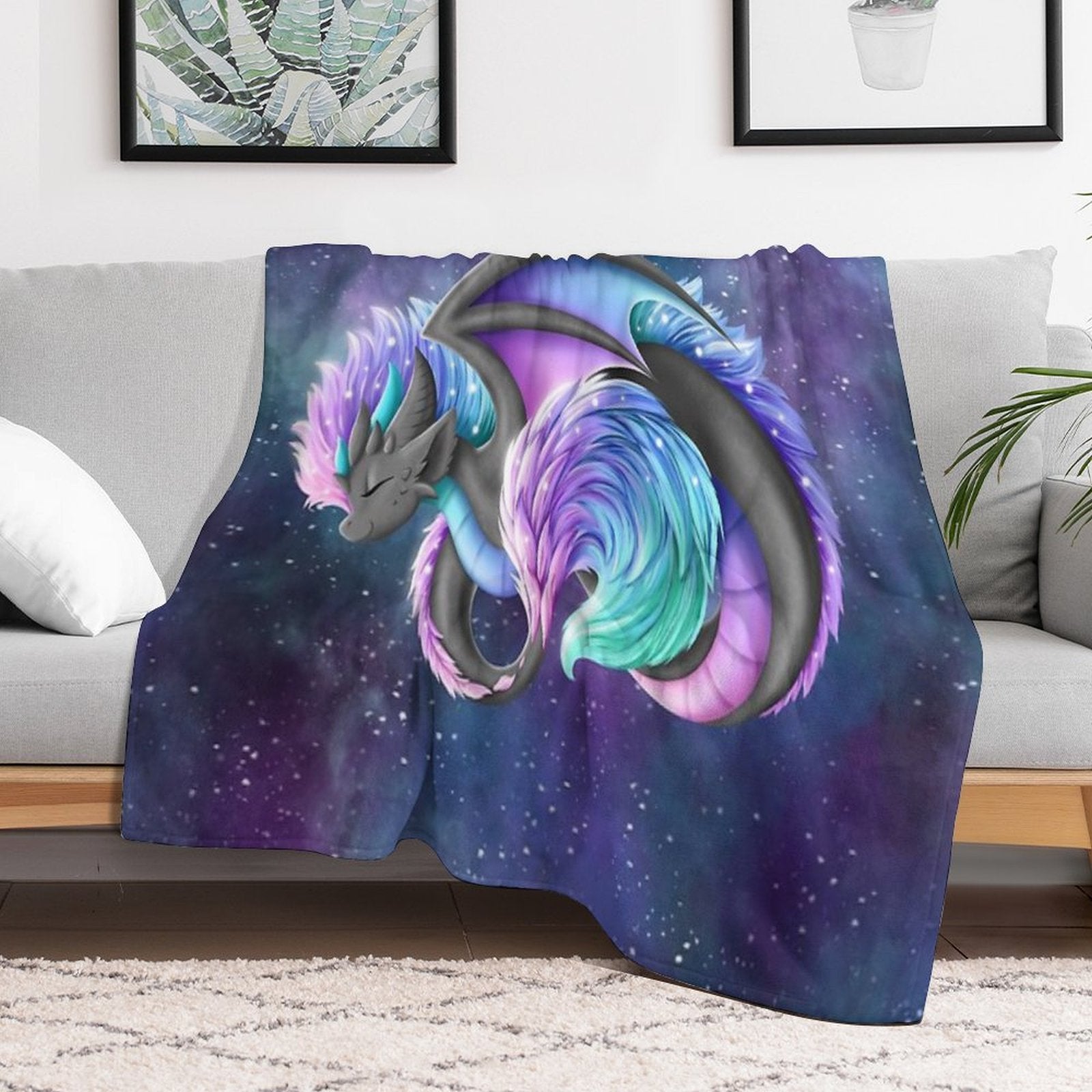 Borealis Plush Throw Blanket