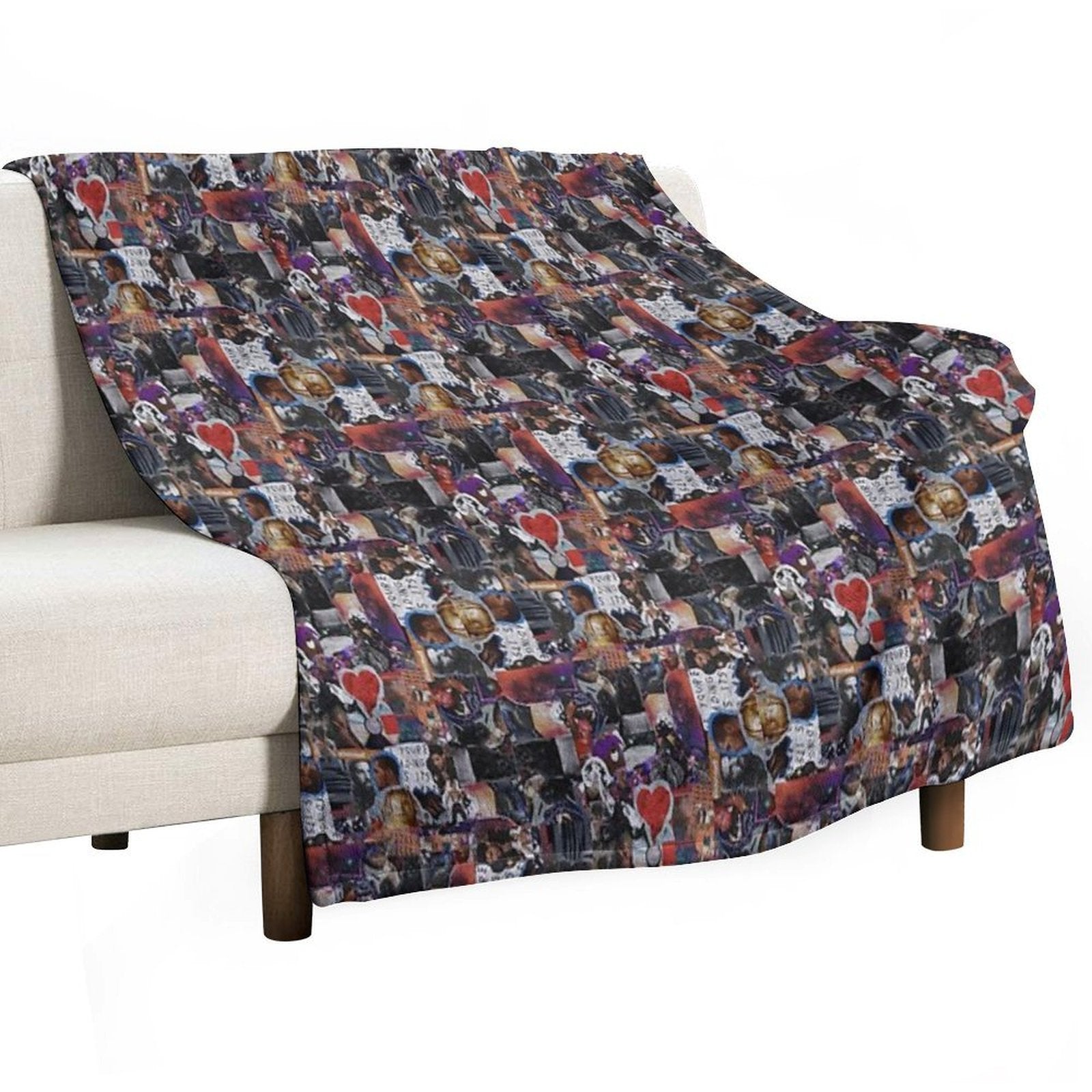 Fashion Artwork Album Compact Throw Blanket