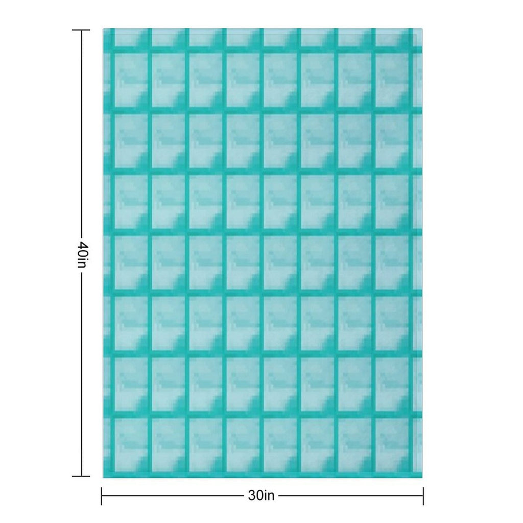 MINECRAFT DIAMOND BLOCK Premium Throw Blanket