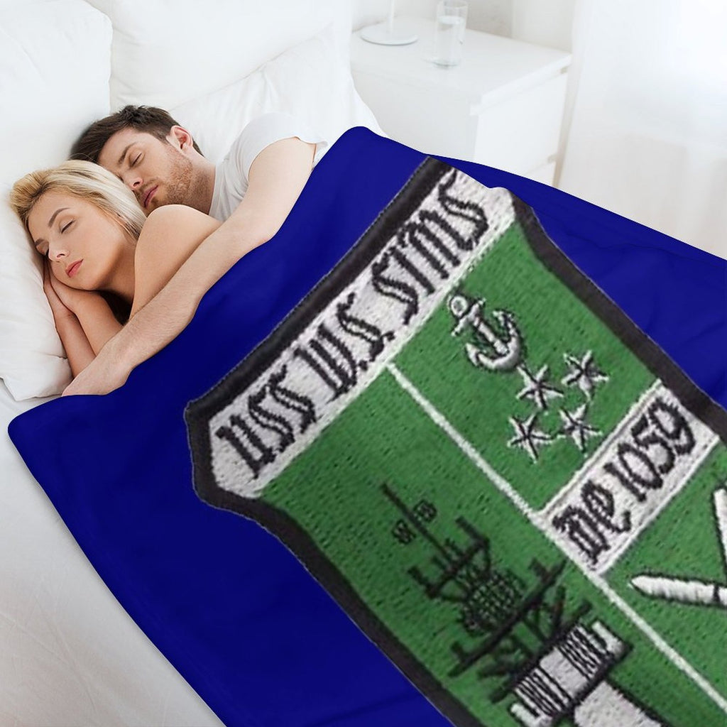 USS W. S. SIMS (DE-1059) SHIP'S STORE Quick-dry Throw Blanket