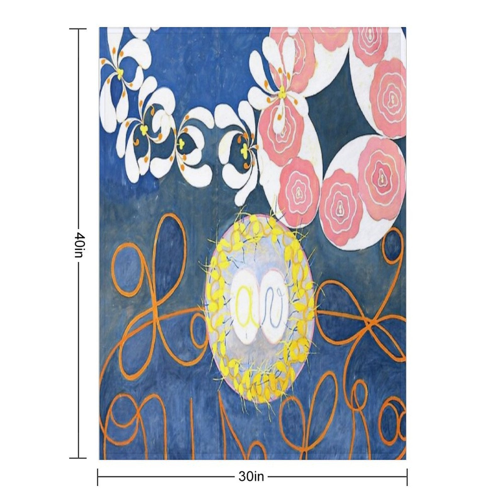 Hilma Af Klint The Ten Largest, No. 01, Childhood, Group IV Easy Care Throw Blanket