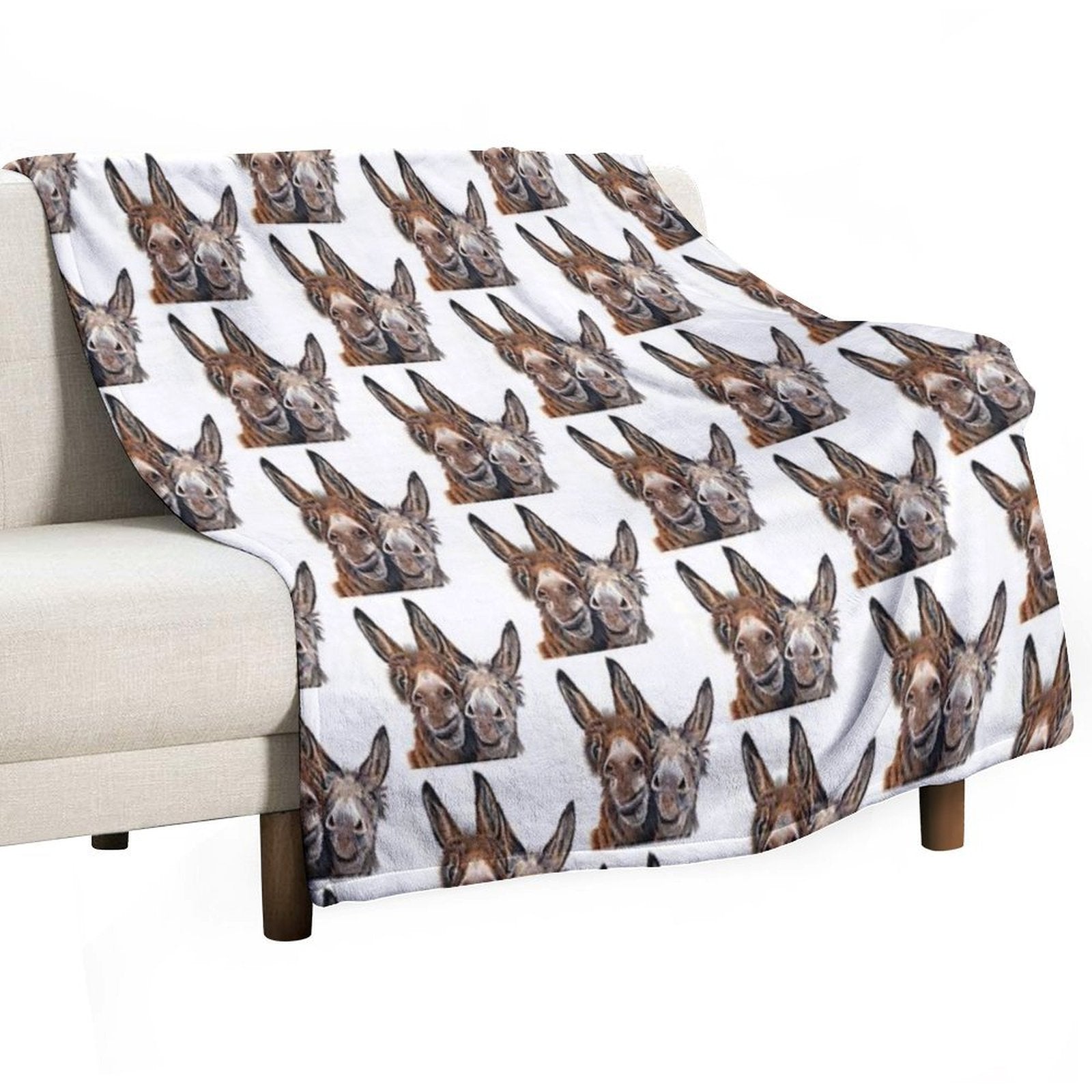 Donkeys - Hee Haw All-season Throw Blanket