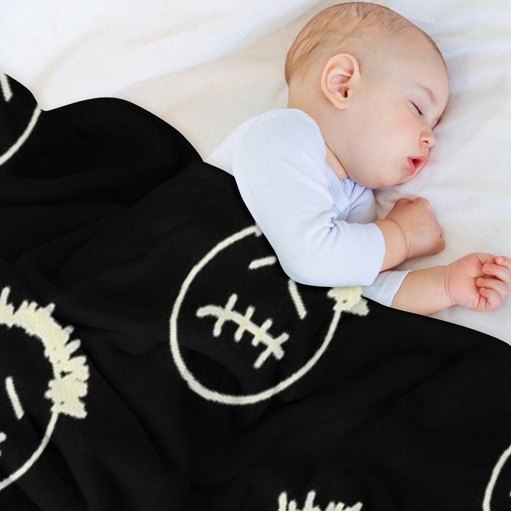 Cactus Jack Face Machine-washable Throw Blanket