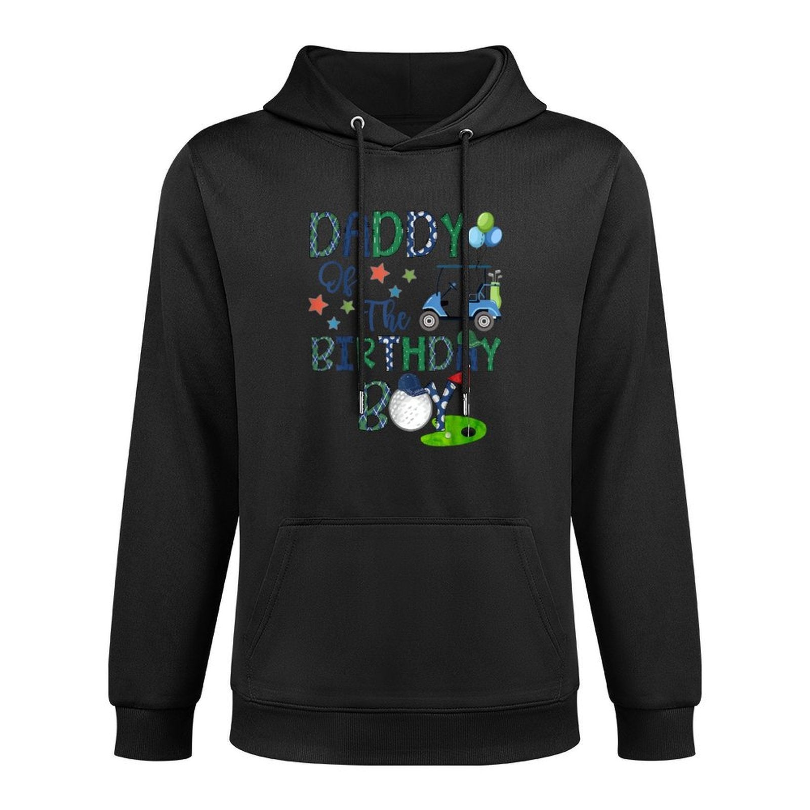Daddy Of The Birthday Boy Hole In One Golf Lover Customizable Surface Hoodie