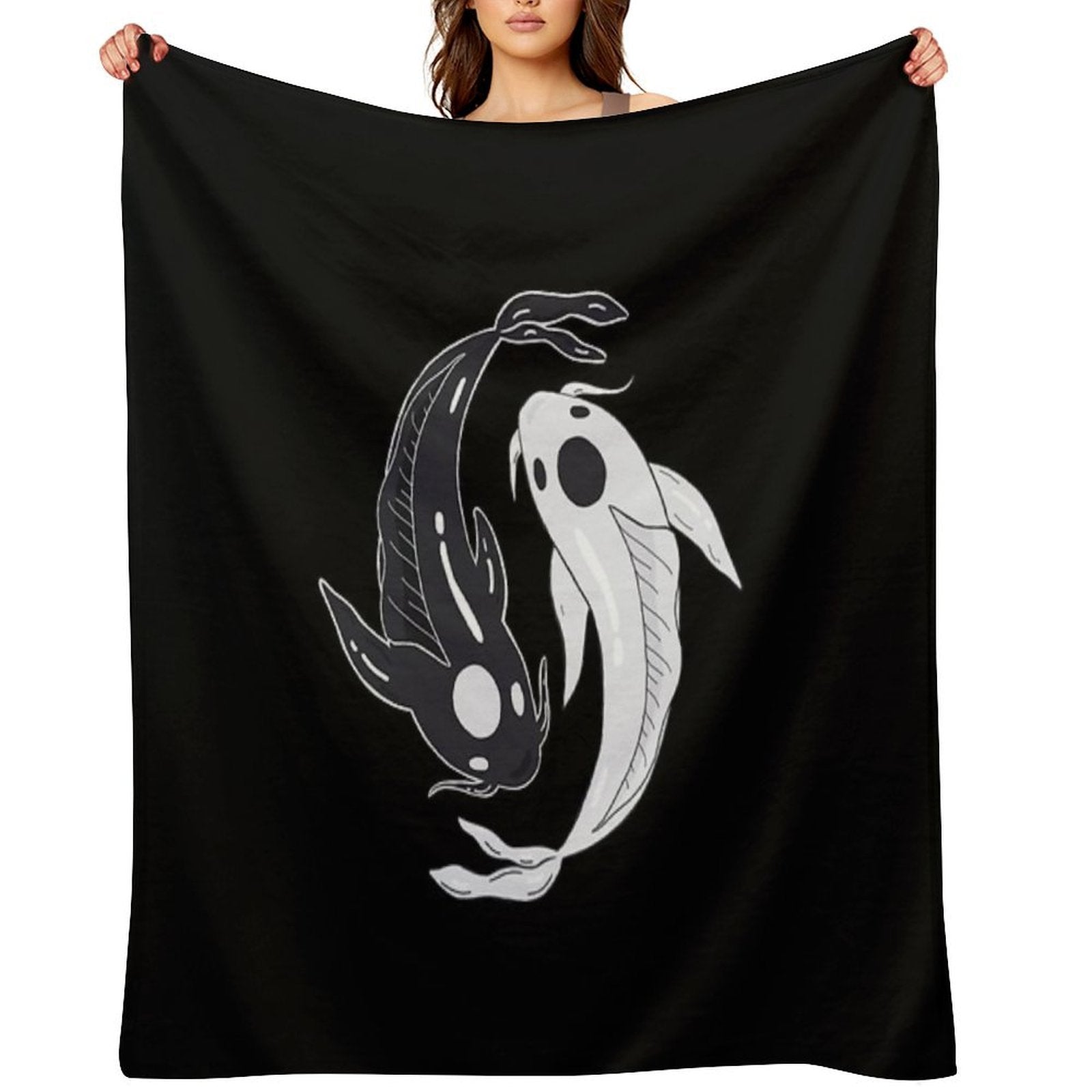 Tui And La Compact Throw Blanket