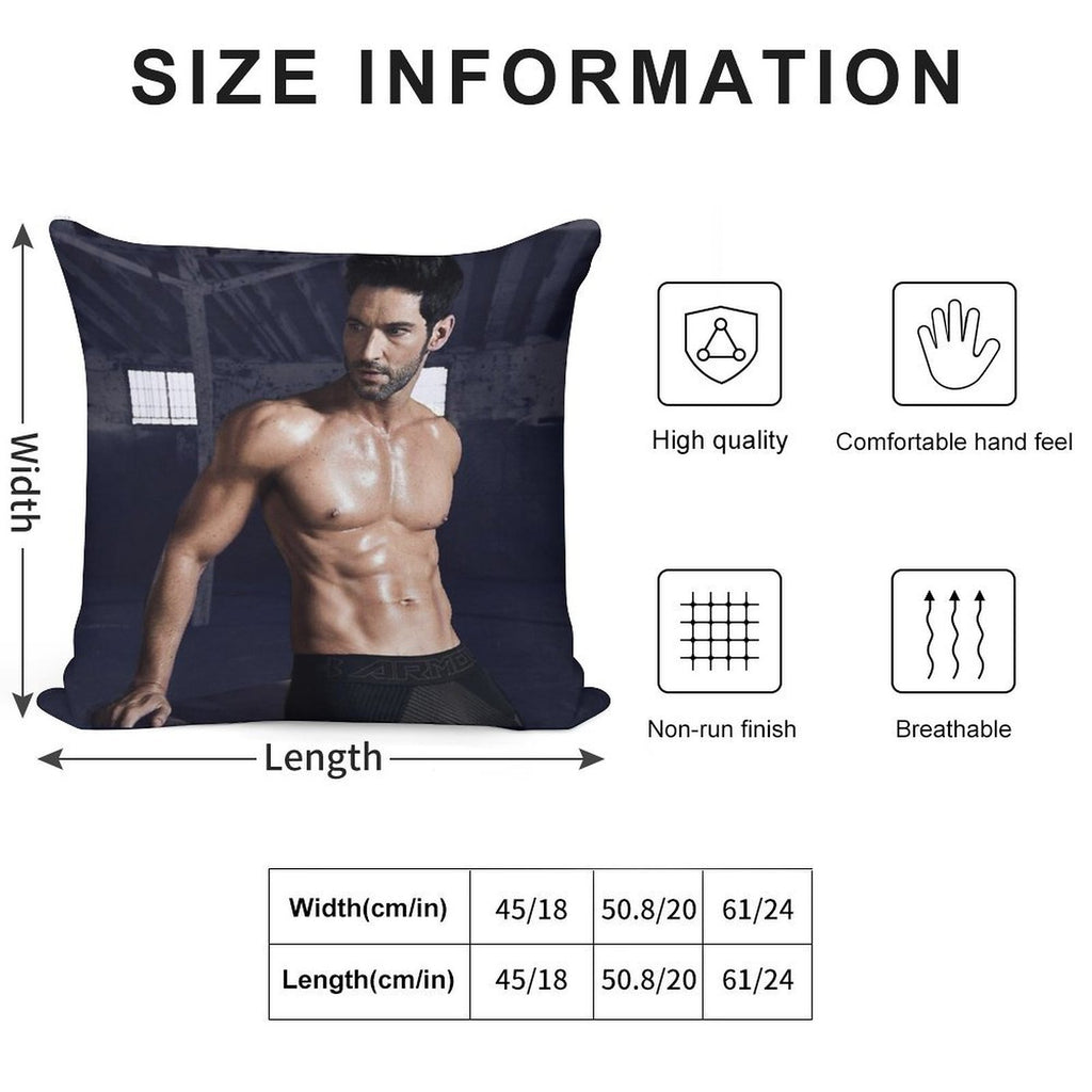 Tom Ellis Soft Skin-Friendly Throw Pillow