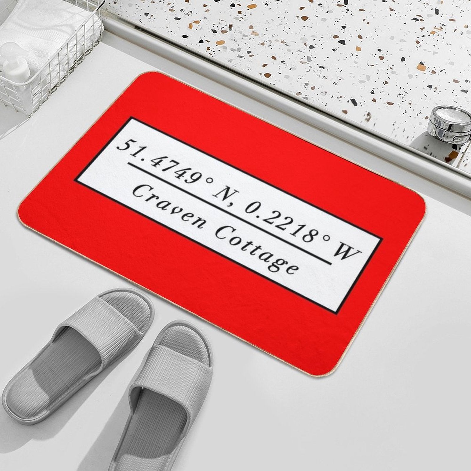 Craven Cottage  Pet-Safe Bath Mat