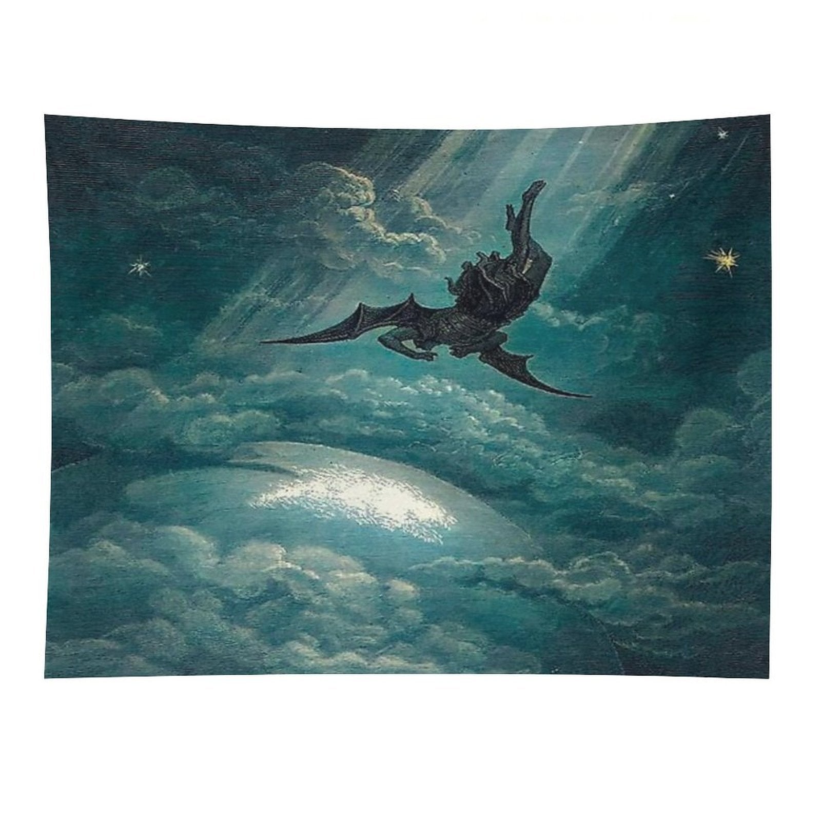 Paradise Lost (Colorized)  by Gustave Doré Tapestry