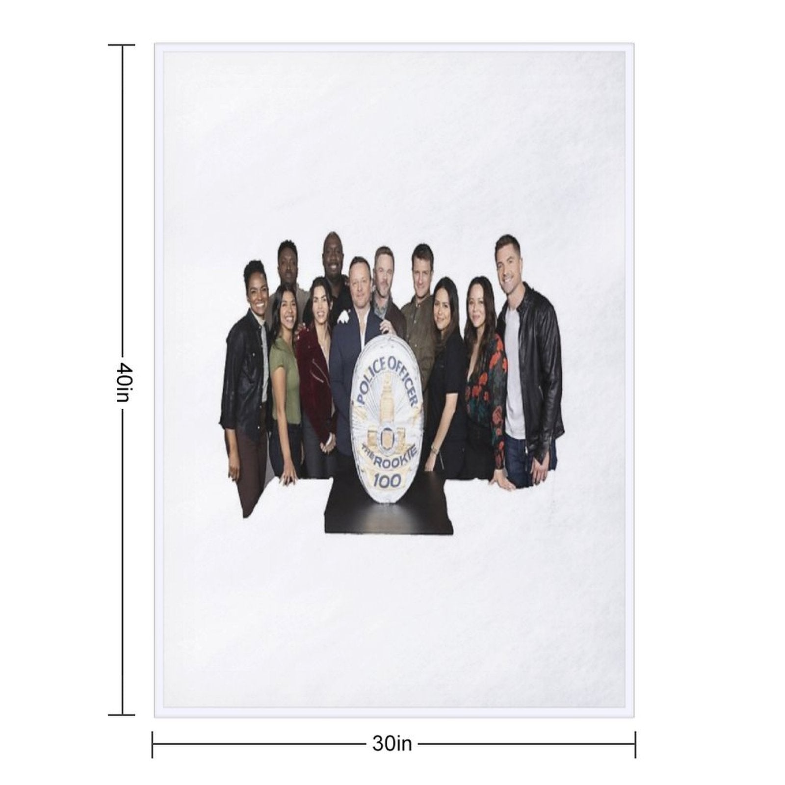 Rookie 100 Gang Multi-functional Throw Blanket