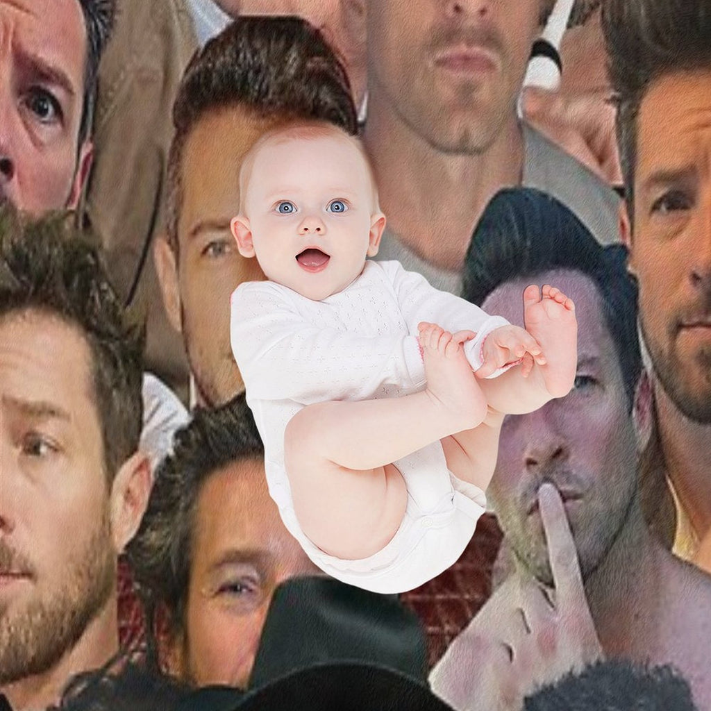 Ian Bohen Photo Collage Easy Care Throw Blanket