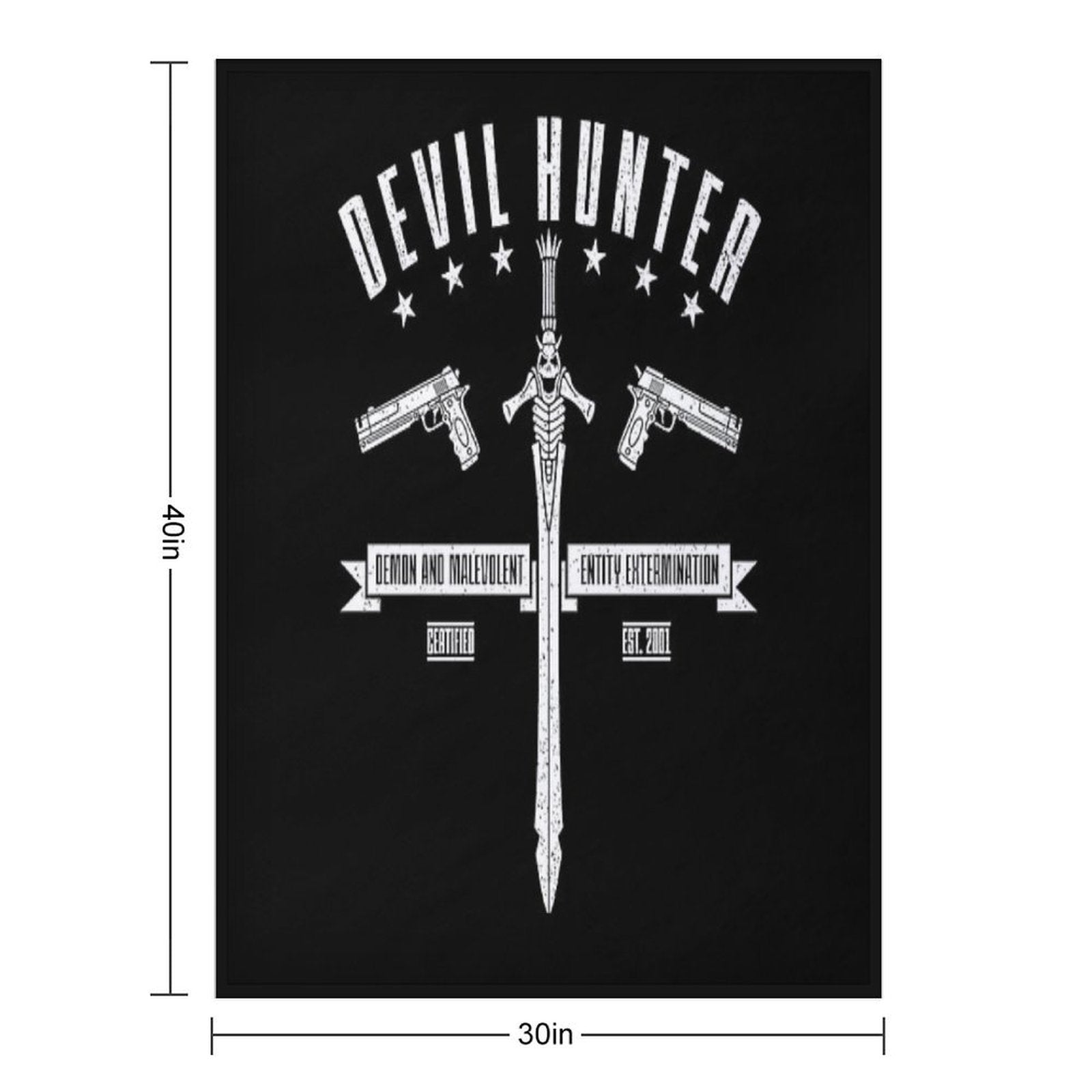 Devil May Cry Sustainable Throw Blanket