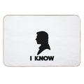 I Know  Fade-Resistant Bath Mat