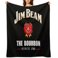 Jim Beam Wrinkle-free Throw Blanket
