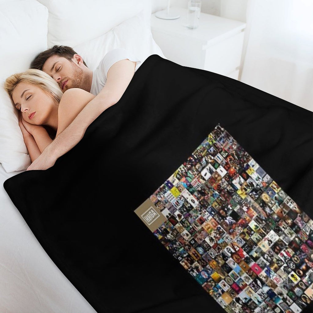 Greatest Hip Hop Albums 1986 2018 Classic T-Shirt Multi-functional Throw Blanket
