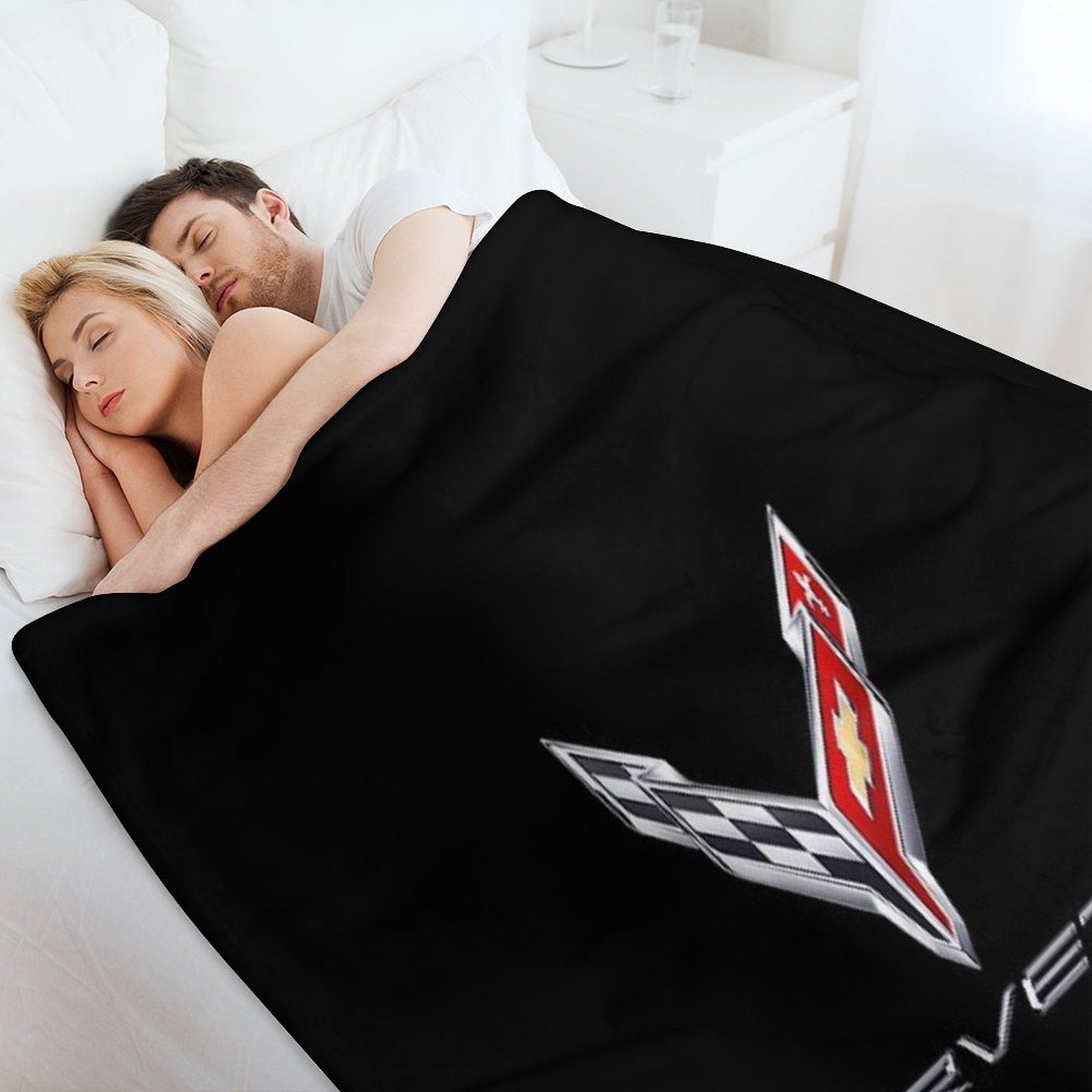 Best of Corvette Hi Logo Machine-washable Throw Blanket