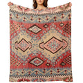 Vintage Anatolian Kilim 1970`s Versatility Throw Blanket