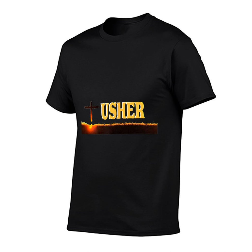 Usher Uniform for Christians Church Gift Men  Women  Graphic-printed T-Shirt