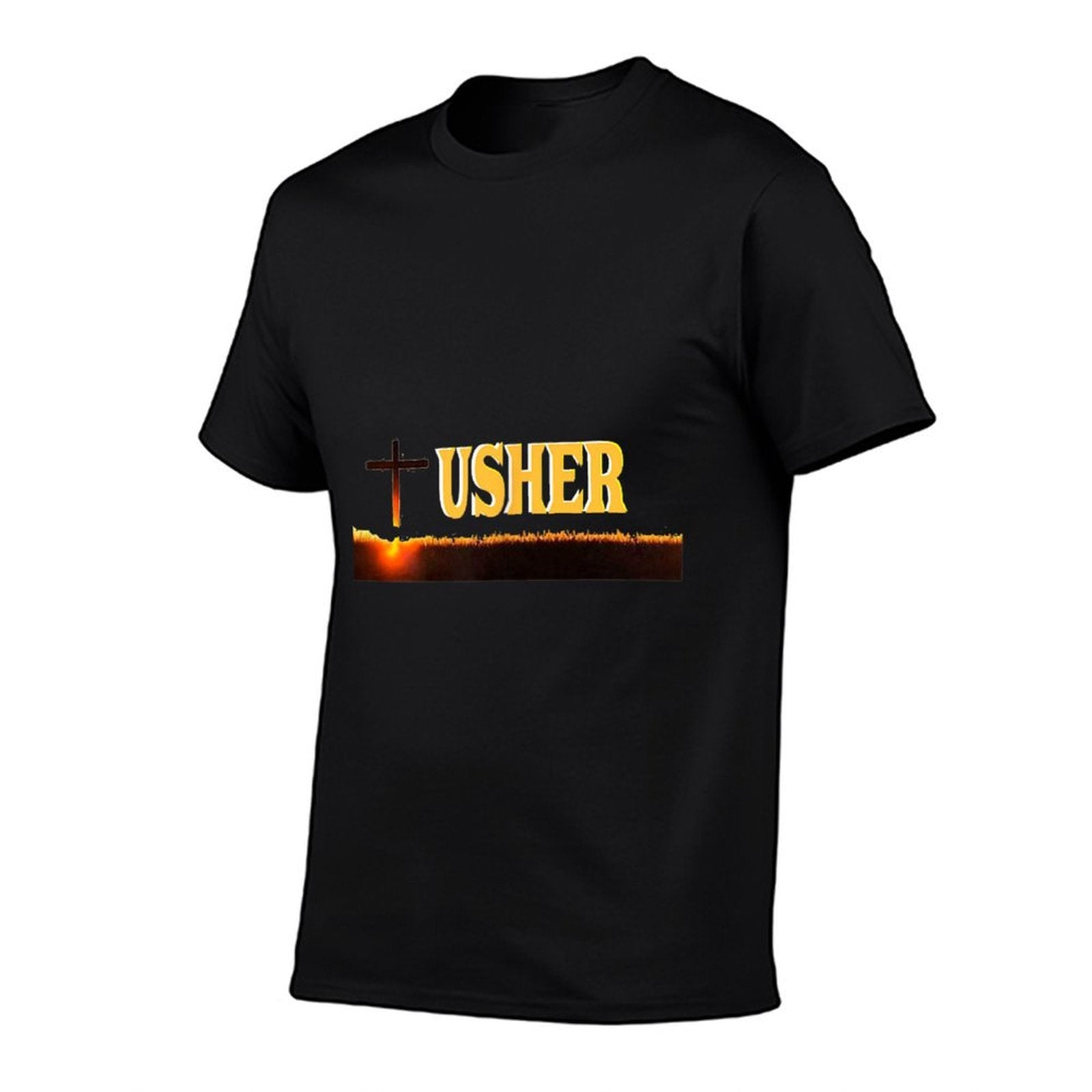 Usher Uniform for Christians Church Gift Men  Women  Graphic-printed T-Shirt