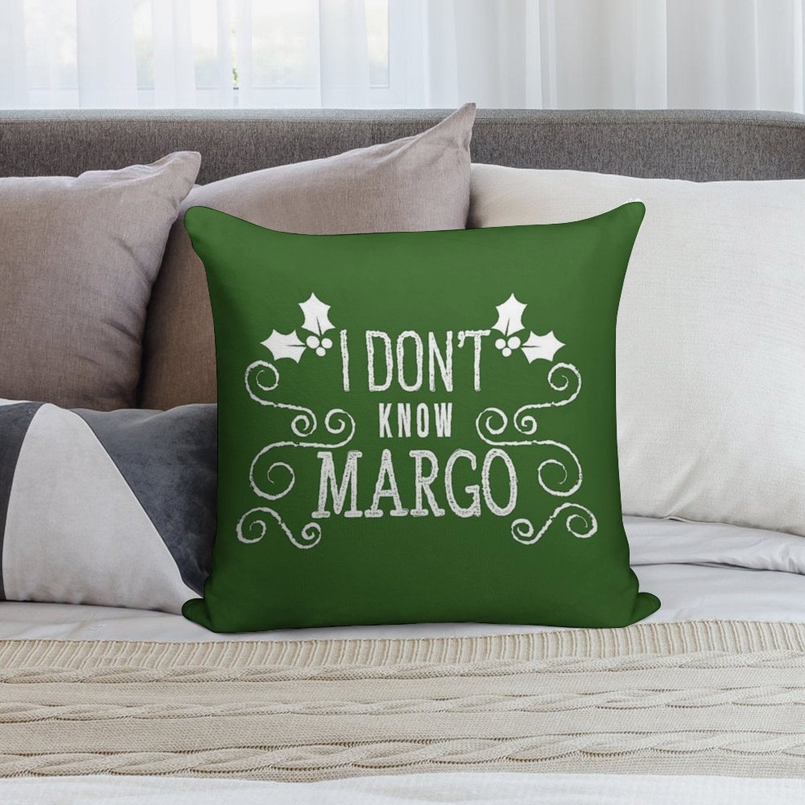 Christmas Vacation Todd And Margo Quote by Kelly Design Company Soft Bedroom Essential Throw Pillow
