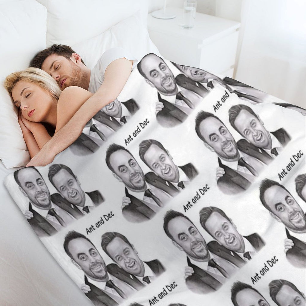 Ant And Dec Lightweight Throw Blanket