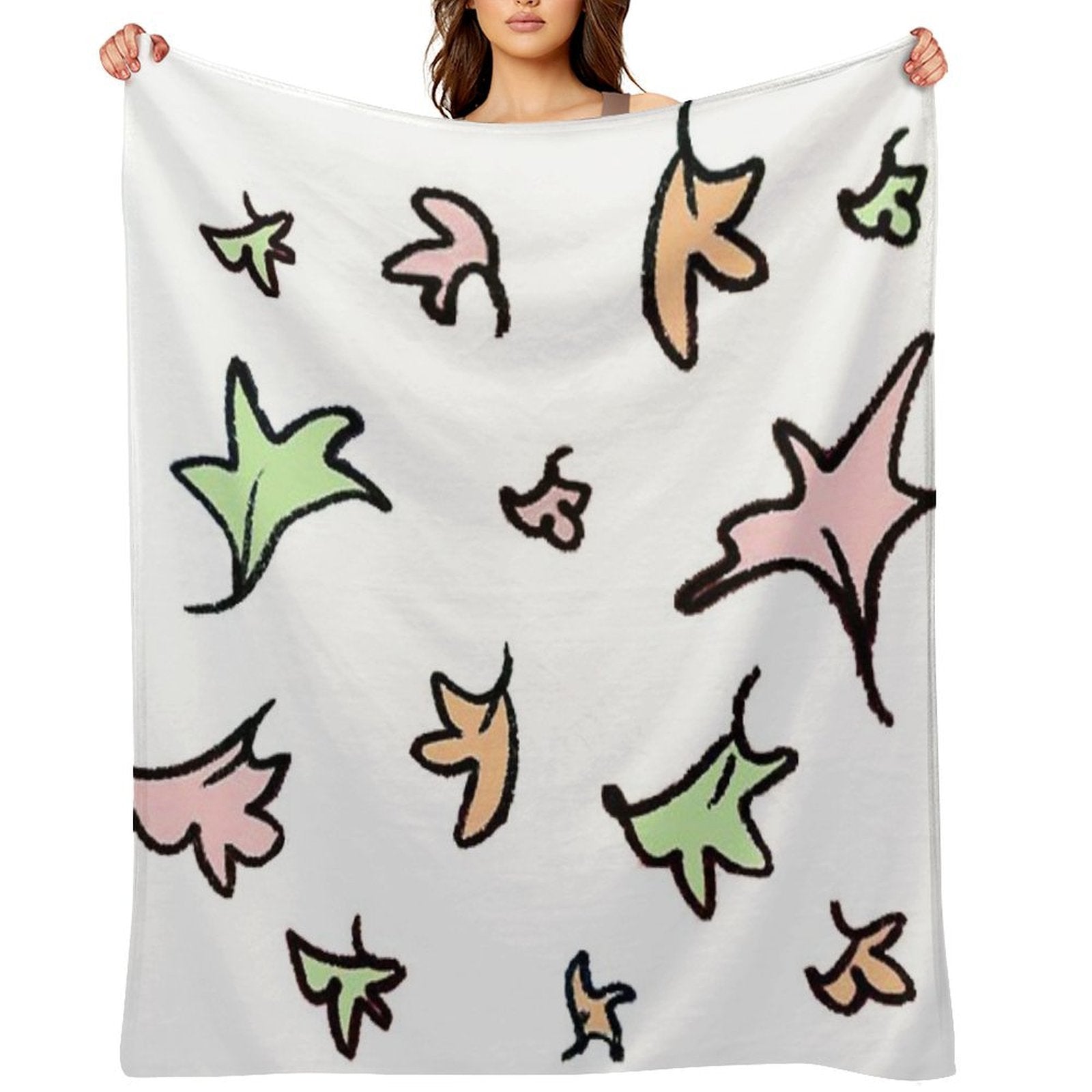 Hearstopper Netflix Leaves Easy Care Throw Blanket