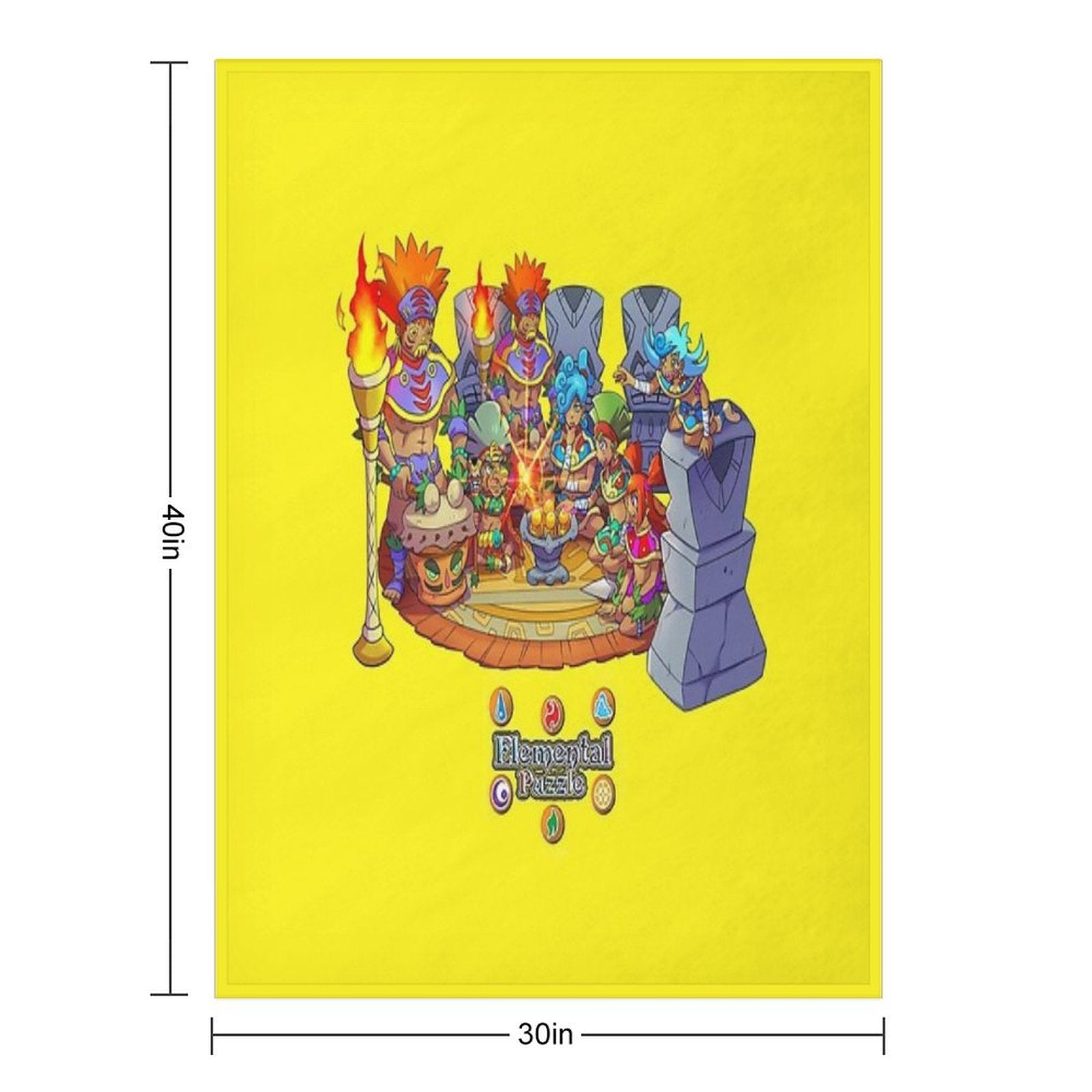 The Power of Shamanic Globes! Machine-washable Throw Blanket