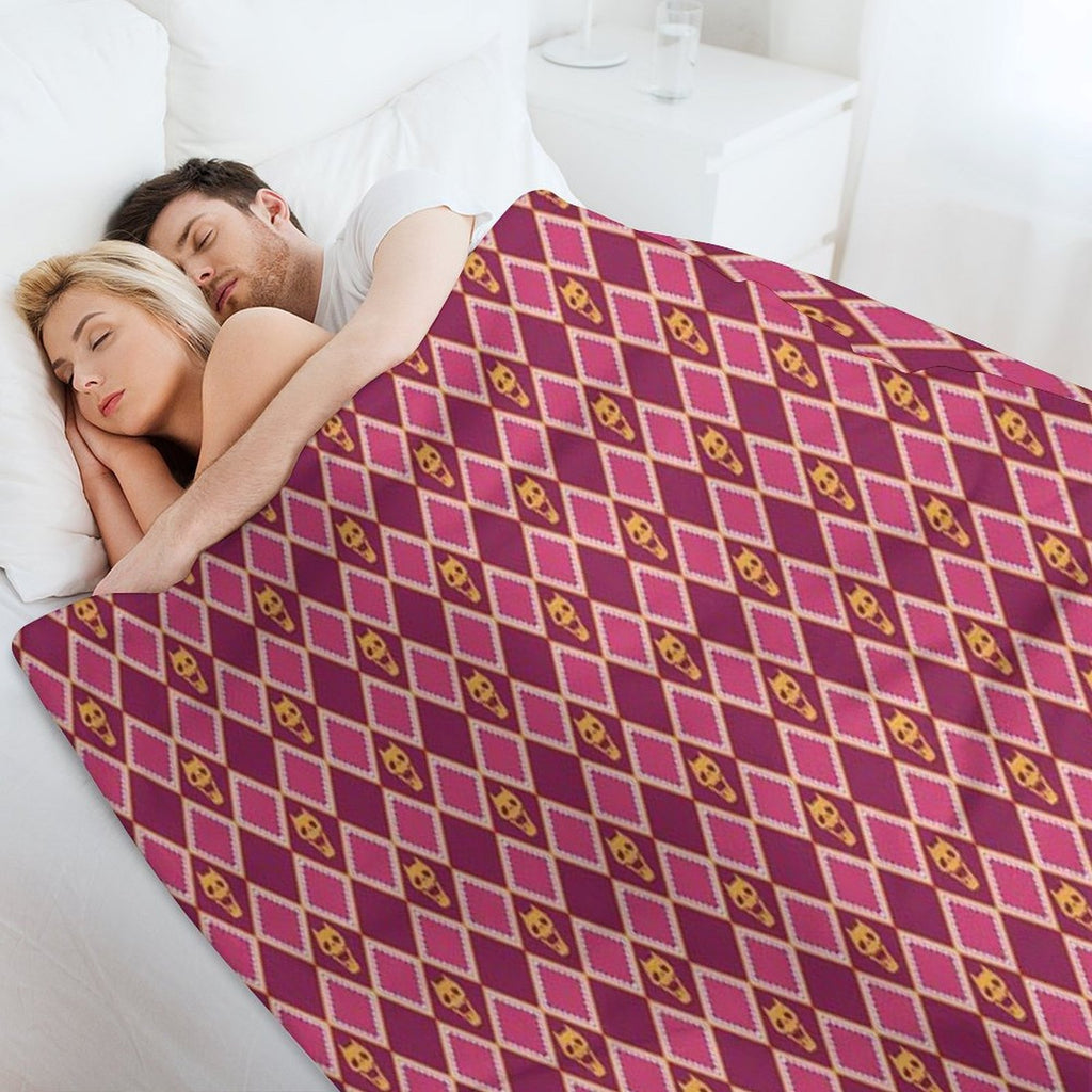 Kira's Pattern - Lesbian Pride Machine-washable Throw Blanket