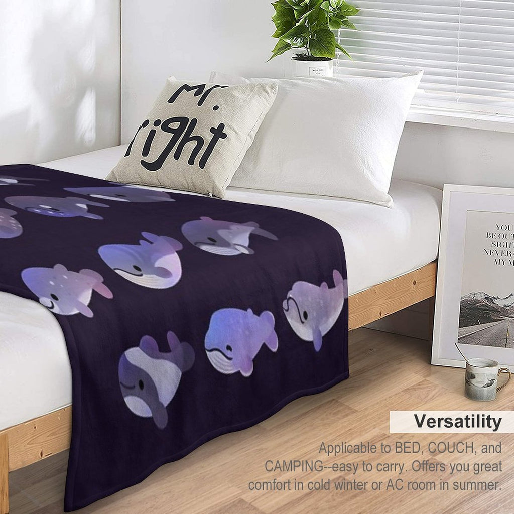 Whale Day Multi-functional Throw Blanket
