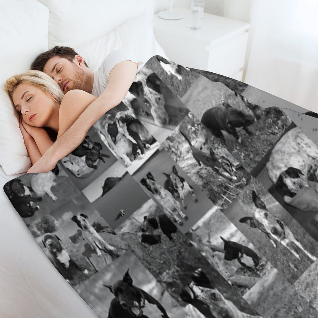 Too Many Puppies Blanket Shrink-resistant Throw Blanket