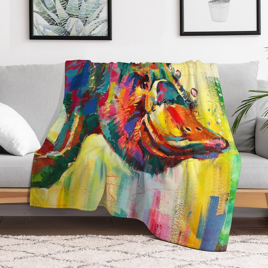 Duck-Billed Platypus - Australian Mammal Multi-functional Throw Blanket