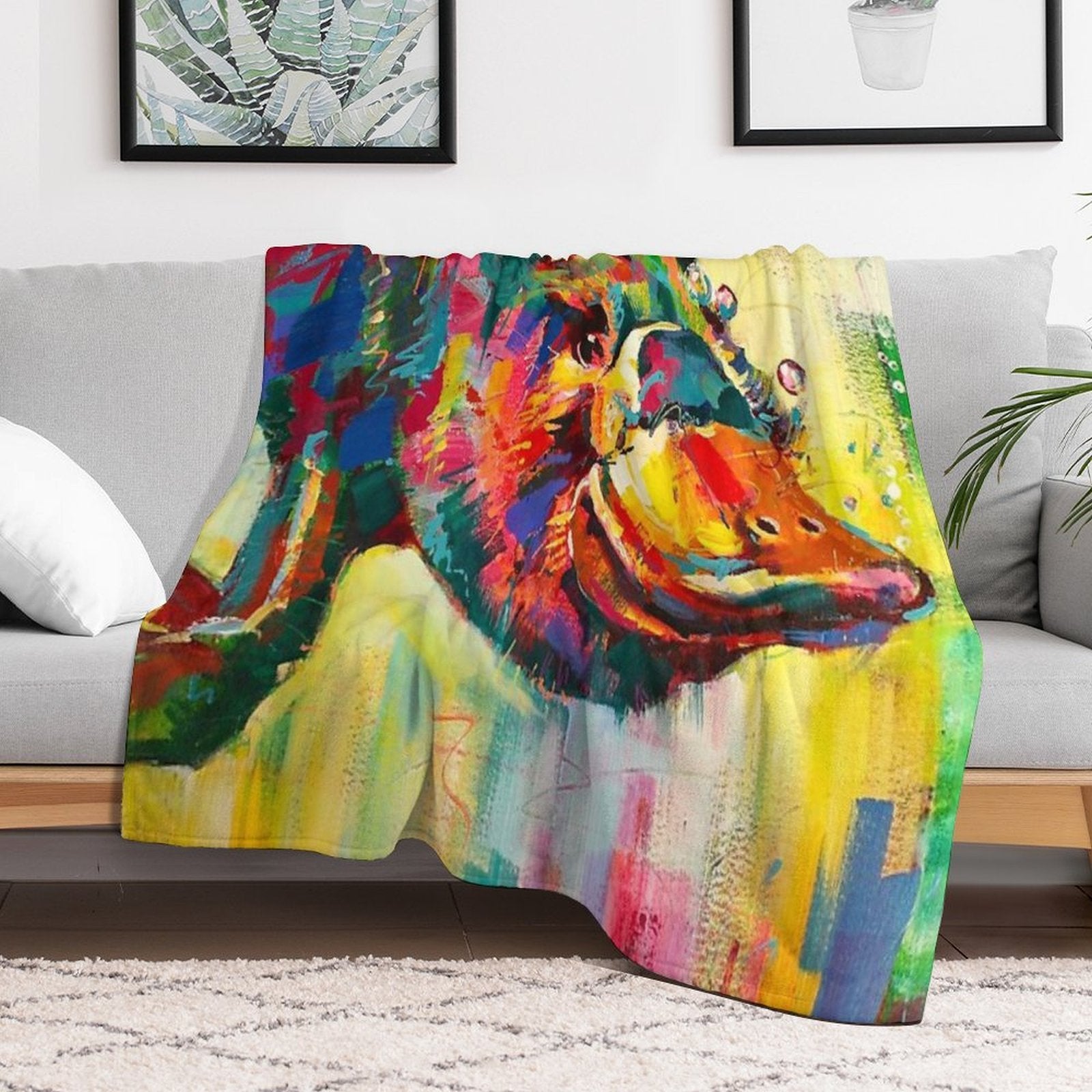 Duck-Billed Platypus - Australian Mammal Multi-functional Throw Blanket