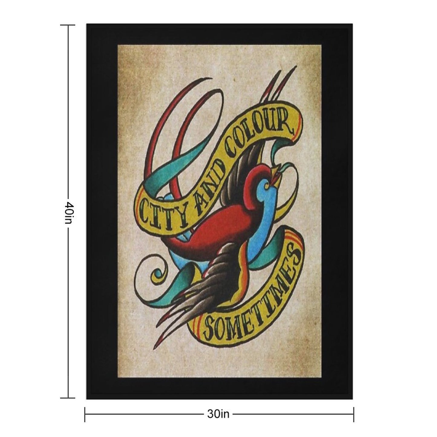 City And Colour Sometimes Machine-washable Throw Blanket