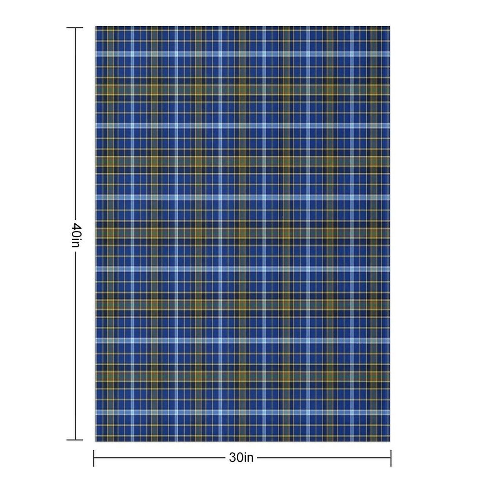 Clan Knox Tartan Velvety-soft Throw Blanket