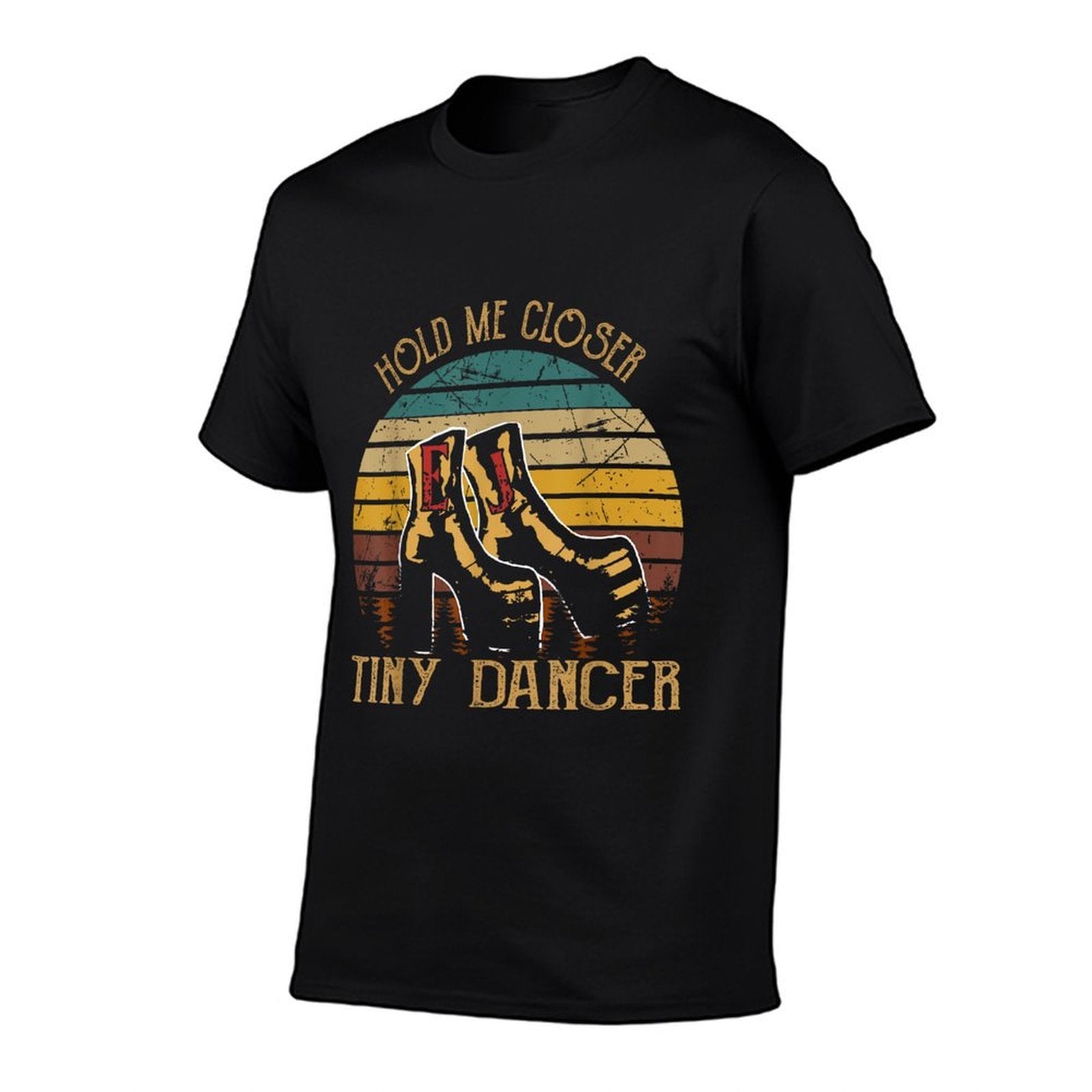 Hold Me Closer, Tinys Dancer Classic Art Quote Music For Fan  Moisture-wicking T-Shirt