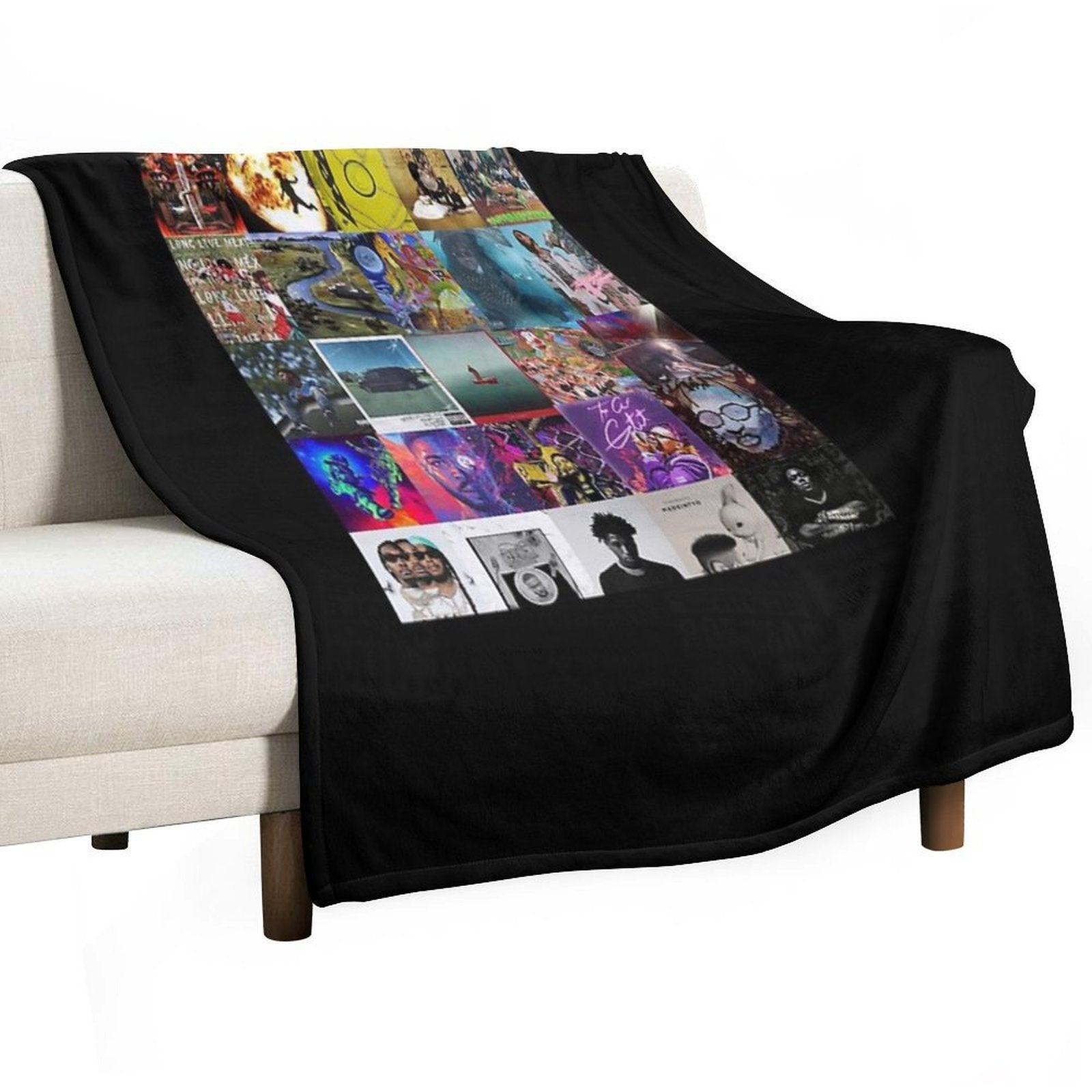 Copy of Custom- Michael Ricciardi Travel-friendly Throw Blanket