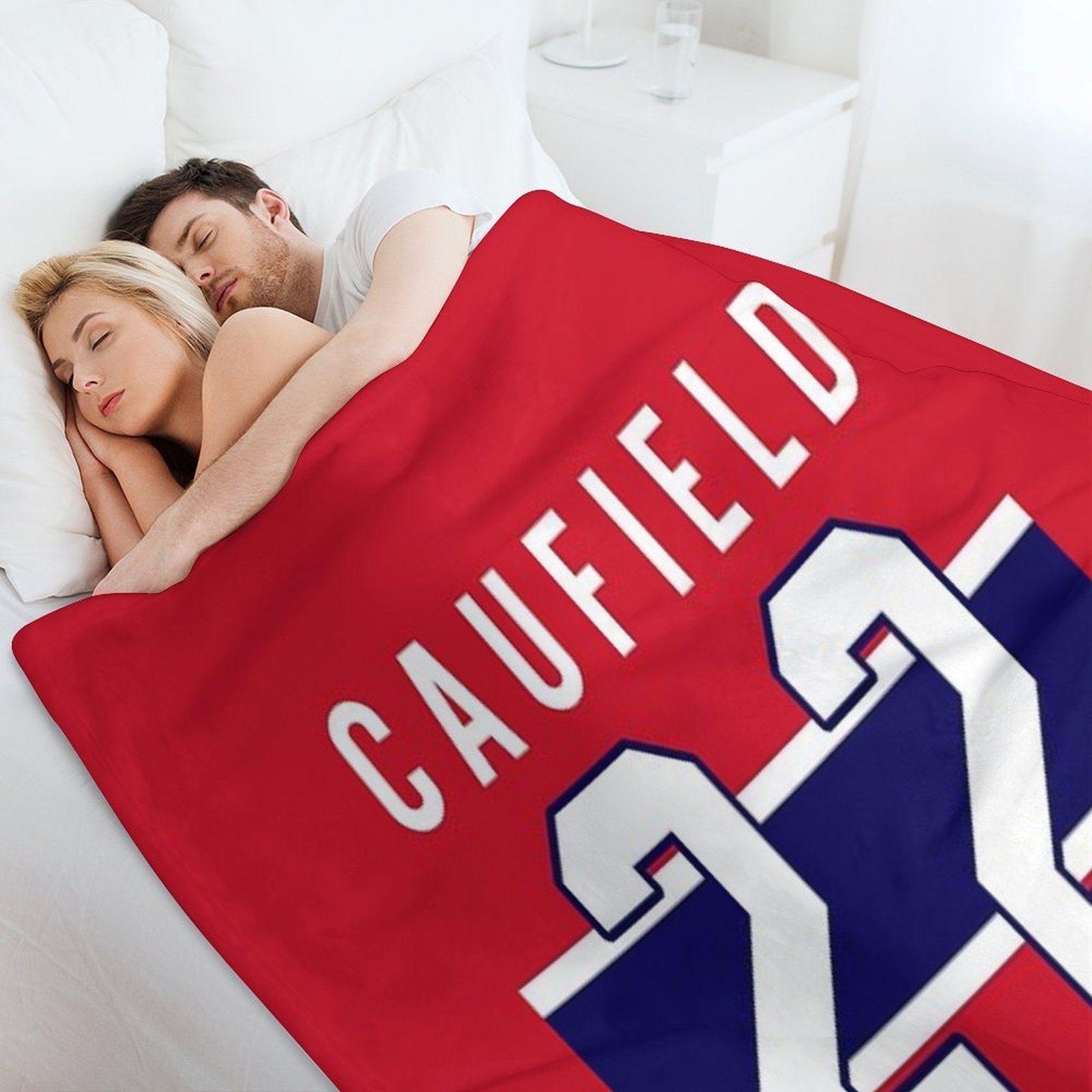 Caufield Jersey Wrinkle-free Throw Blanket