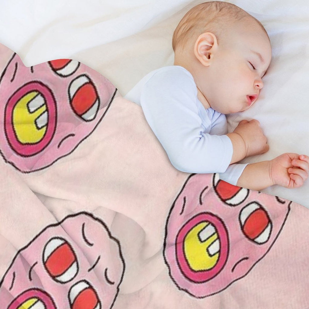 Collage Tyler Cherry Plush Throw Blanket